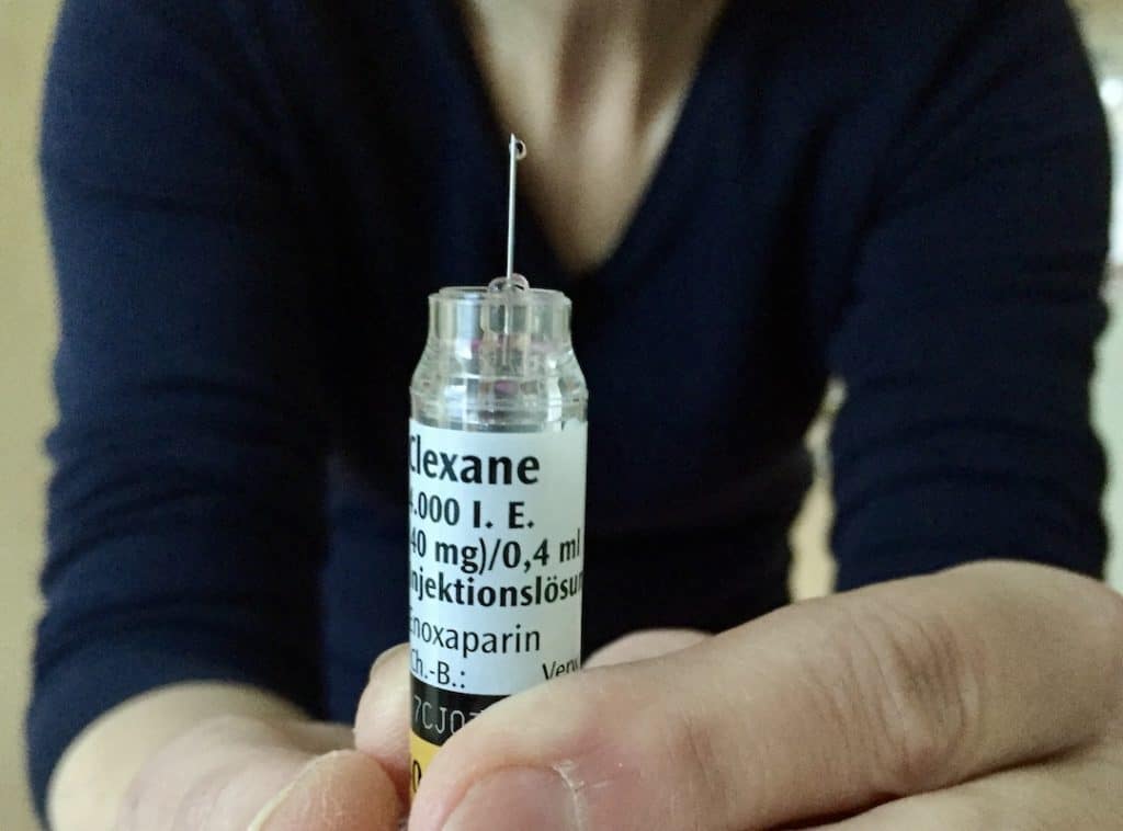 Hueftdysplasie OP Erfahrungen: tägliche Heparinspritze